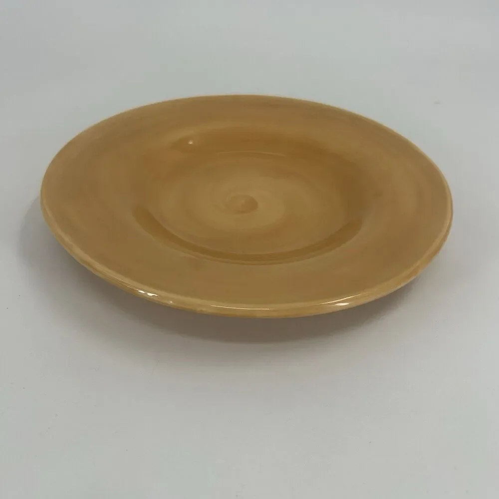 Pottery Barn Sausalito 10” Pasta Soup Bowl Amber Warm Honey-Gold Glaze